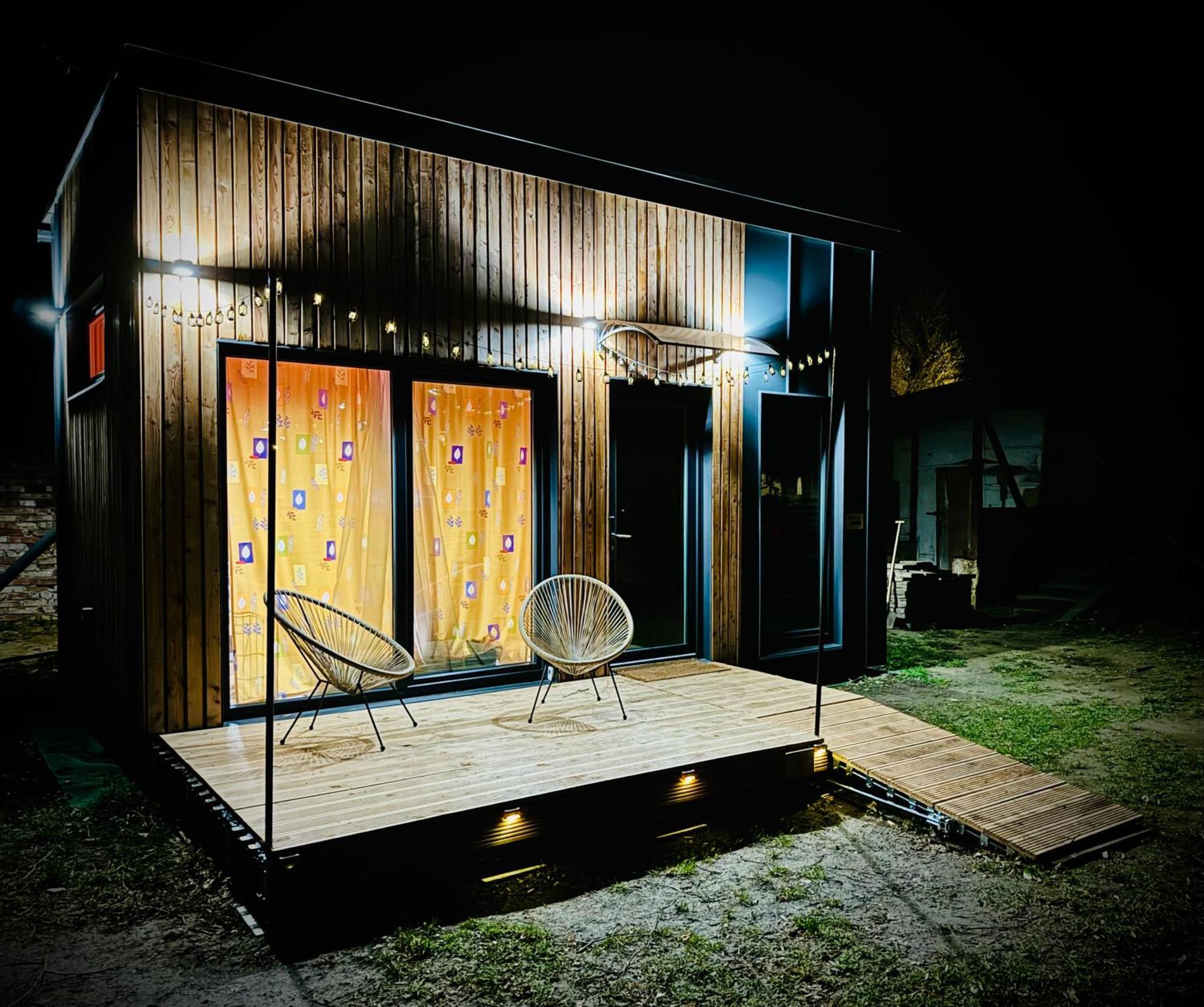 Tiny House Baraczek Brno-Jundrov, Ulice Veslarska Apartment Ngoại thất bức ảnh